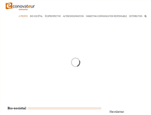 Tablet Screenshot of econovateur.com
